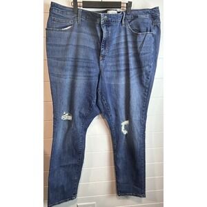 Universal Thread‎ High Rise Skinny Distressed Jeans Women's 26W Plus Size